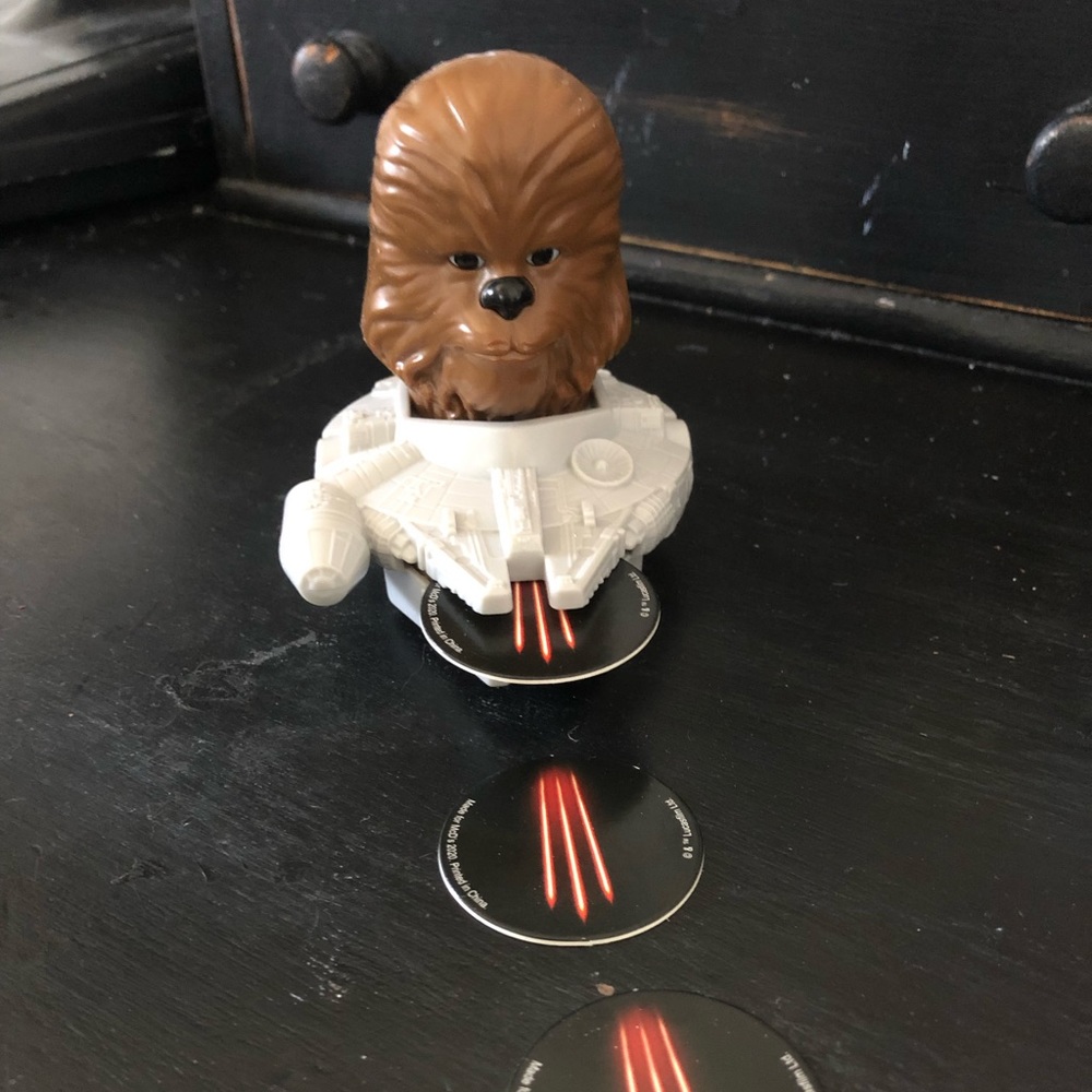 Star Wars Chewbacca Mcdonalds 2020 Happy Meal Toys #5 loose Disk Shooter